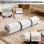 Vacuum Mattress Bag for moving, Vacuum Sealed Bags for Mattress Storage, Mattress Compression Bag for Easy Moving&Storage, Foam and Latex Mattress Vacuum Bag with Straps(QUEEN/FULL)