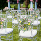 12 Pcs 3inch Spring Summer Artificial Flowered Wreath Mini Floral Wedding Candle Rings Wreaths Kitchen Cabinet Swags Wreath Pillar Candle Holder for Wedding Spring Summer Home Door Tabletop Decoration