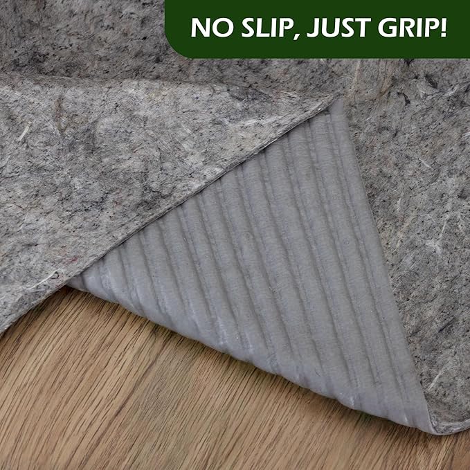 Waterproof GATORGRIP Non-Slip Rug Pad, 6ft Round, Pet-Friendly, Safe for All Floors, Made in The USA, Low-VOC