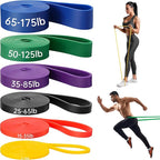 Resistance Bands for Working Out, Workout Bands, Training Bands Set, Pull Up Exercise Bands for Home Workouts, Full Body Training, Physical Therapy.