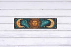 Sun and Moon Metal Sign 4x16 in Decorative Iron Metal Plaque for Door Wall Home Room Farmhouse Street Store Garage Bar Garden Cafe Decor
