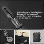 Vacuum Bags for Travel, Professional IP67 Reusable Vacuum Compression Bags for Travel Suitcases and Backpack, Durable Space Saver Bag (2 PACK, No Pump)