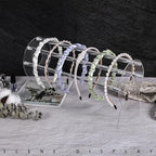 Heaband Holder Organizer,Acrylic Hair Band Ear Display Stand Jewelry Storage for Show Selling.