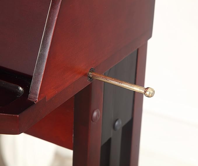 Proman Products Excalibur Wardrobe Wood Valet Stand with Power Extension, Large Storage Compartment, Contour Hanger, Trouser Bar, Tie & Belt Hooks and Shoe Rack - VL16200