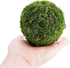 Decorative Moss Balls Set - Fake Moss Balls for Bowl Fillers, Centerpiece Decor, Home Decor, Vase Filler, Wedding Decor, Table Arrangement, Coffee Accents, DIY Crafts (Extra Large - 4"-Set of 6)