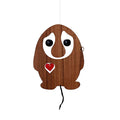 Puffin' Troll Teak Hanging Mobile - 7 Inches - Wood - Handmade in Denmark by Flensted