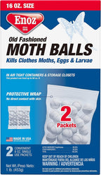 Enoz Old Fashioned Moth Balls, 16 Ounce