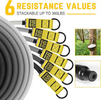 Heavy Resistance Bands for Working Out, 300lbs/360lbs Heavy Exercise Bands with Handles, Resistance Bands for Men, Weight Bands Set for Muscle Training, Strength, Yoga, Home Workout Equipment