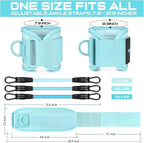 Ankle Resistance Bands with Cuffs, Ankle Bands for Working Out, Ankle Resistance Band for Legs and Glutes Workout Equipment, Butt Exercise Equipment for Women