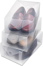 Whitmor Clear Vue Men's Shoe Box, S/3