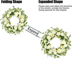 WreathDream Artificial Spring Wreaths for Front Door 22 inch Peony Wreath Summer Wreath with Peony Flower,Hydrangeas, Daisy for Front Door Indoor Outdoor Wedding Home Wall Window Festival Decoration