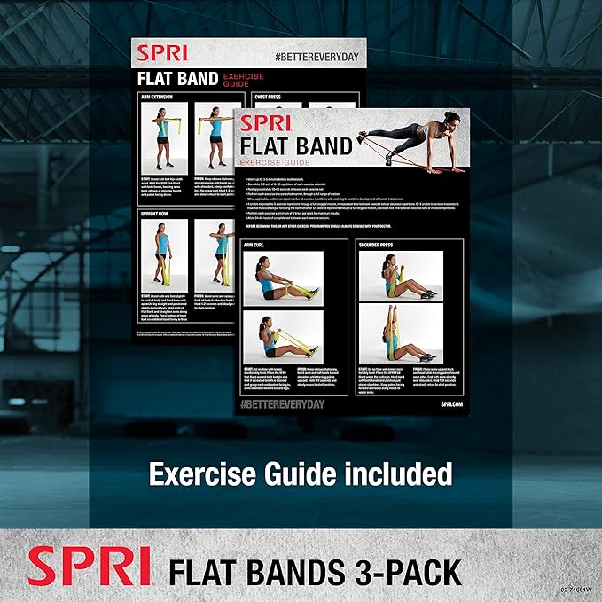 SPRI Flat Bands 3-Pack -