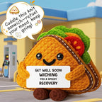 MY-ALVVAYS Funny Get Well Soon Sandwich Positive for Friend Women Men, Handmade Recovery Encouragement Gift, Thinking of You Present Collectible Doll