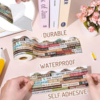 Whaline 65.6Ft Inspirational Quote Bulletin Board Borders Motivational Border Trim Self Adhesive Growth Mindset Scalloped Craft Border Decor for Back to School Chalkboard Whiteboard Wall Board Decor
