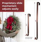 Haute Decor Adjustable Length Wreath Hanger - 20 Lb. Capacity