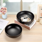 Stainless Steel Bowl Decorative Key Bowl Serving Bowl for Snack Fruit Dish Round Key Dish for Entryway Table Coffee Table Kitchen Counter, 8.3 Inches
