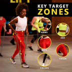 Walk at Home Workout Bands 7 Ring Adjustable Resistance Bands for Working Out Home Workout Walking Exercise Workout Bands Fitness Program Exercise Bands Stretch Bands for Recovery