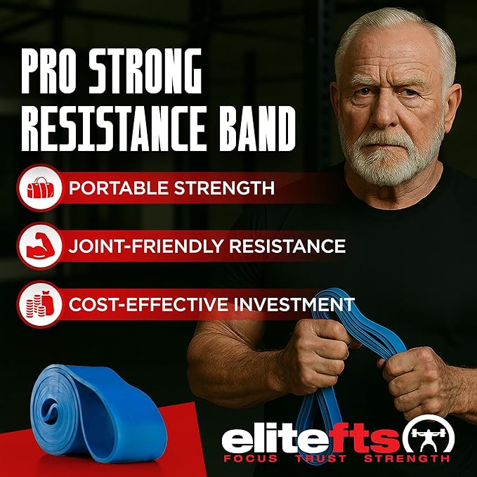 EliteFTS Pro Resistance Band - Boost Core Stability and Flexibility with This Portable, Joint-Friendly Tool