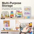 Reli. Shoe Boxes (14 Pack) | Clear Shoe Storage Boxes Stackable and Compact | Lightweight Plastic Storage Box with Ventilation Holes, Swing Door | Interlocking Containers, Stackable Rack | White