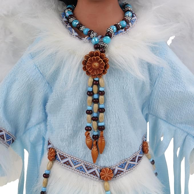 KINNEX COLLECTIONS SINCE 1997 16" Collectible Native American Indian Porcelain Doll (Sonia) D16763