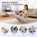 Upgraded Pedal Resistance Band with Handle, Soft Durable Fashion Puller Exercise with Thickened 6 Tension Ropes, Tube Pedal Resistance Device for Abdomen, Waist, Arm, Leg, Core/ABS