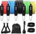 Resistance Bands, Exercise Bands Set for Working Out, Resistance Bands with Handles, Home Gym Workout Bands, Fitness Equipment for Men and Women Strength Training