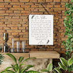 Christian Wall Art Dining Room Decor Our Father Prayer Wooden Hanging Sign Farmhouse Wall Decoration for Home Living Room Bedroom Bible Verse Sign Religious Home Wall Decor 10x8 Inches