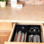 Drawer Organizers 3-Size | Office, Kitchen, Desk, Junk Drawer Organization & Storage Tray [6 Pcs]