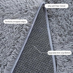 Rugs for Living Room 9x12, Soft Shaggy Modern Shag Area Rug for Bedroom, Upgrade Non-Slip Plush Fluffy Carpet for Kids Boys Girls Room Home Decor Aesthetic, Grey