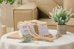 White Decorative Faux Books for Farmhouse & Living Room Decor - Coffee Table & Shelf Accent, Home Sweet Home
