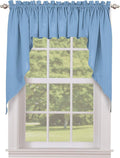 Lorraine Home Fashions 00200-SWAG-00003 Ribcord Swag Pair, 54-Inch x 38-Inch, Blue