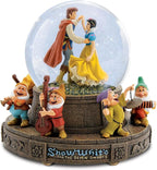 The Bradford Exchange Disney Snow White and Seven Dwarfs Musical Glitter Globe, Limited Edition Collectible, Bradford Exchange