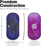 The Indo Board “Rocker” Training Package. Included Balance Board, Roller, and Cushion. Balance Training for Core Strength, Stability & Athletic Performance - Surfing, Skateboarding, Snowboarding. Designed for Progression.