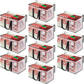 BlissTotes Moving Bags, 93L 10-Pack Storage Bags, Moving Box Heavy Duty Extra Large, Moving Totes with Zipper, Reinforced Handles Boxes for Packaging Moving, Decorative Wreath Storage