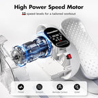 Under Desk Elliptical Machine, Leg Exerciser as Seen on TV While Sitting for Senior with Remote Control, Portable & Quiet Pedal Exerciser with 12 Adjustable Speed