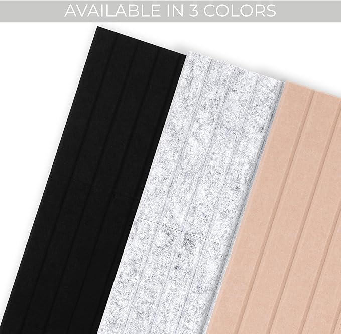 Large Felt Bulletin Board - Stylish Perfectly Sized 35" x 47" Cork Board Alternative for Office & Wall Decor – 12 Customizable Adhesive Tiles w/Golden Pins are Perfect to Display Your Photos