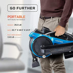 LifePro Under Desk Elliptical - Under Desk Bike Pedal Exerciser - Perfect Desk Exercise Equipment - for Seniors Adults and Teens (Flexstride Plus) (Renewed))