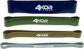 4KOR Fitness Resistance Loop Band Set, Perfect for Crossfit, Yoga, Physical Therapy, and Booty Building