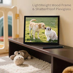 Lyeasw 8.5 x 11 Picture Frame Black 12 Pack, 8.5x11 Diploma Frames Matte Wood Grain, Lightweight Certificate Frame for Graduation Gifts, Awards, Letter Size Documents