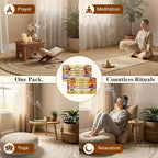 Tulasi Incense Sticks Pack of 12 Natural Scent (240 Sticks) Variety Fragrance of Coconut, White Sage, Red Rose, Palo Santo Lavender & Cinnamon etc, Ideal for Meditation & Positive Vibes