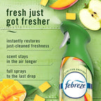 Febreze Air Mist, Air Freshener Spray, Odor Fighting Room Spray, Deodorizer for Home Bathroom Kitchen Office Apartment Dorm Room Classroom, Mango Splash Scent, 8.1oz (Pack of 3)