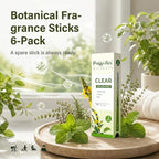 PUFFIAIR Botanical Fragrance Stick Set, Plant-Based Mullein, Thyme & Mint Botanical Scent, Non-Electronic Personal Fragrance Accessory, 3 Sticks, 1 Pack