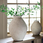 Signature Design by Ashley Hannela 17" Modern Distressed Polyresin Vase, Antique Tan