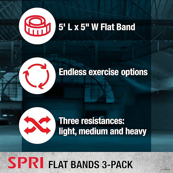 SPRI Flat Bands 3-Pack -