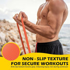 Pull Up Bands, Resistance Bands Set for Pull-Up Assistance, Exercise Bands with Door Anchor & Grip Pads for Men & Women Working Out, Physical Therapy, Muscle Training