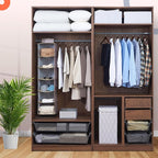 ELONG HOME Solid Wooden Hangers 20 Pack, Wood Suit Hangers with Extra Smooth Finish, Precisely Cut Notches and Chrome Swivel Hook, Wooden Clothes Hangers for Shirt Coat Jacket Dress