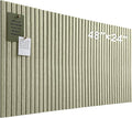 Large Cork Board for Office, 8 Pack Felt Wall Tiles with Slat Wall Paneling and Safe Removable Adhesive Tabs, Felt Bulletin Board Pin Board Cork Boards for Walls - Sage Green