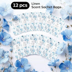 MYARO 20 Pack Scented Sachets Air Freshener for Home：Fresh Linen Hanging Fragrance Potpourri Bag – Home Decor Odor Freshener for Closet, Drawer, Storage, Suitcase, Bathroom – Housewarming Gift