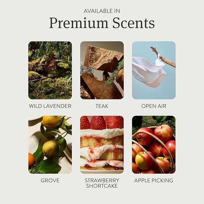 Drift Home Scent Diffuser Refills in Open Air (2 Refills) - Adjustable and Long Lasting Diffuser Aroma - Clean Ingredients, Pet Safe