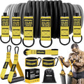 Heavy Resistance Bands for Working Out, 300lbs/360lbs Heavy Exercise Bands with Handles, Resistance Bands for Men, Weight Bands Set for Muscle Training, Strength, Yoga, Home Workout Equipment